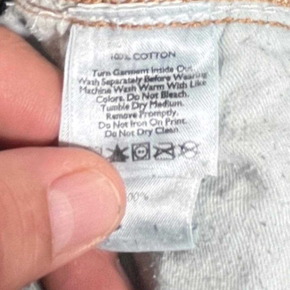 Eddie Bauer Mens Jeans 42x34 Meas 41x33 Medium Wash Straight Button Fly EUC - Picture 8 of 13